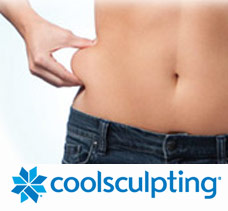 CoolSculpting model and logo