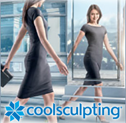 CoolSculpting model and logo